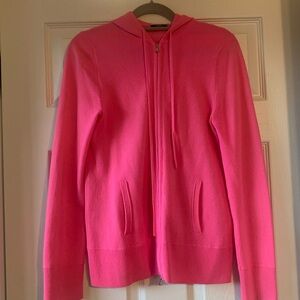 I crew 100%cashmere zip up sweater